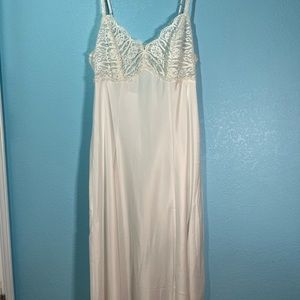 Y2k 2000s White Satin Slip